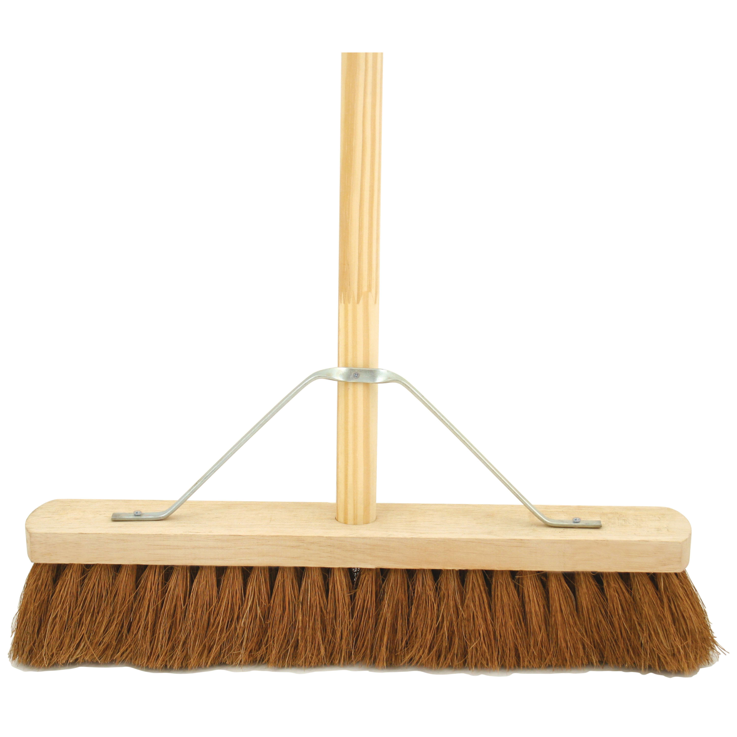 BO13 18inch soft Coco Broom 18 Inch Soft Coco Broom with Handle - Image 1